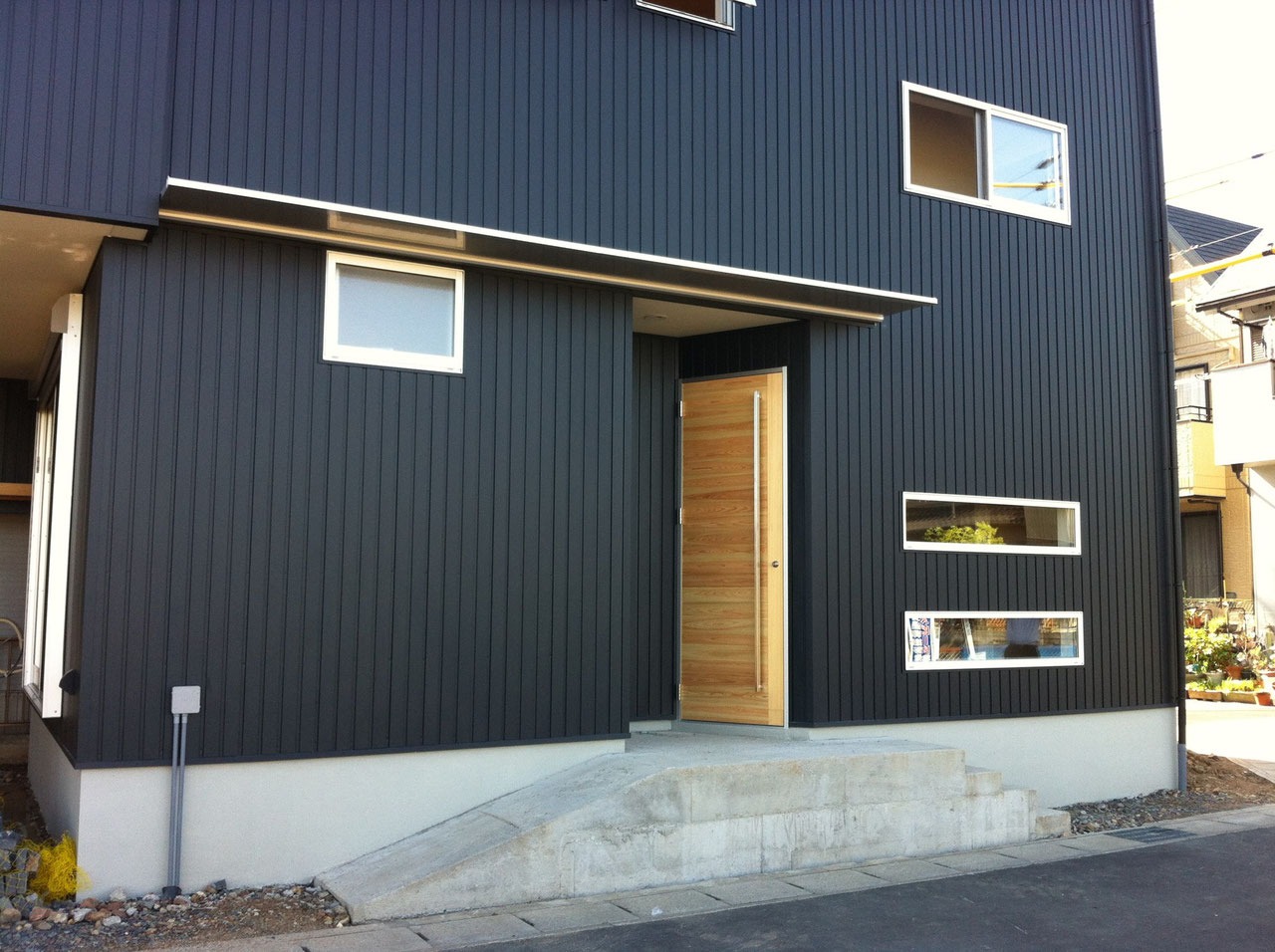 こだわりの木造3階建ての家